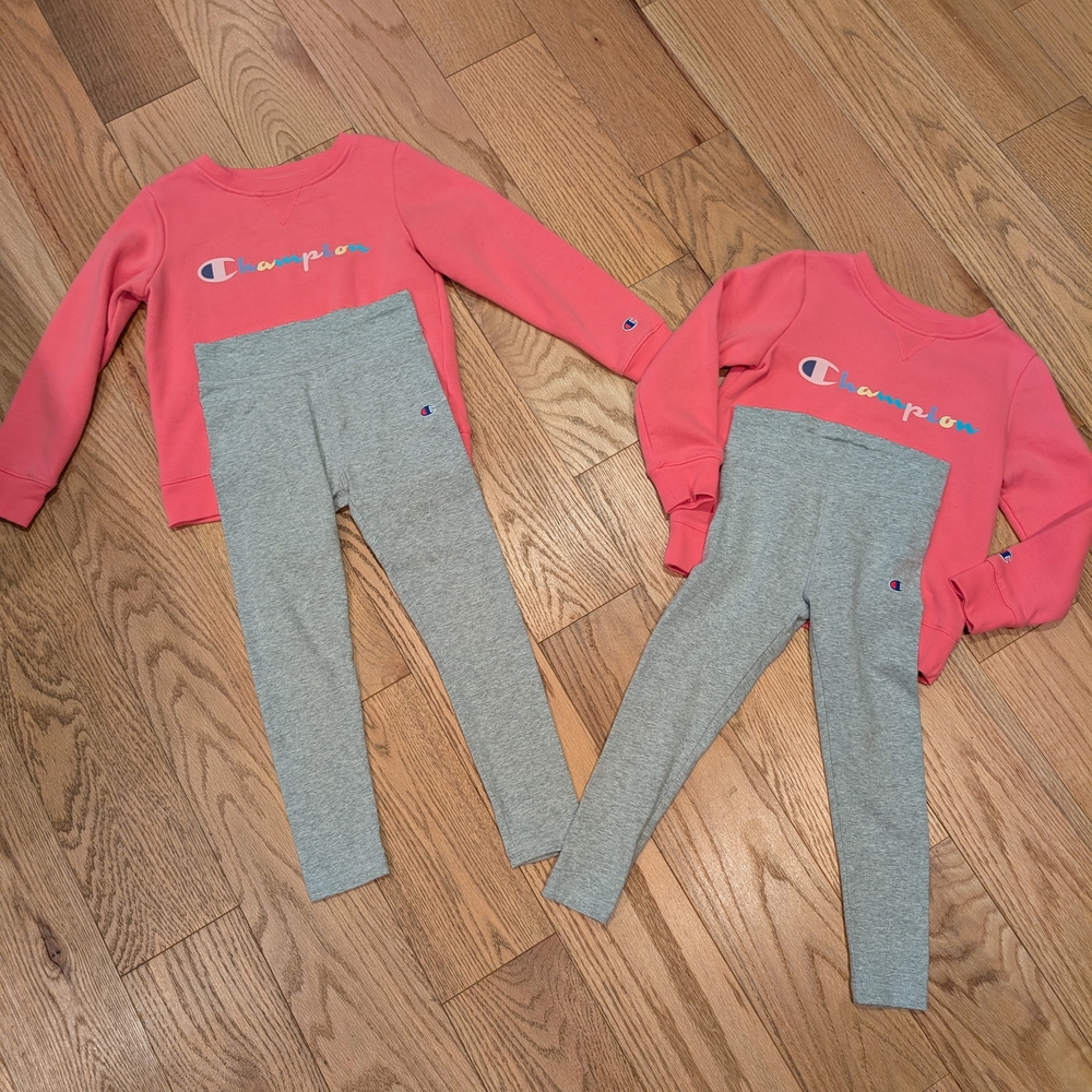 Champion Gray Leggings Stretchy Casual Bottoms